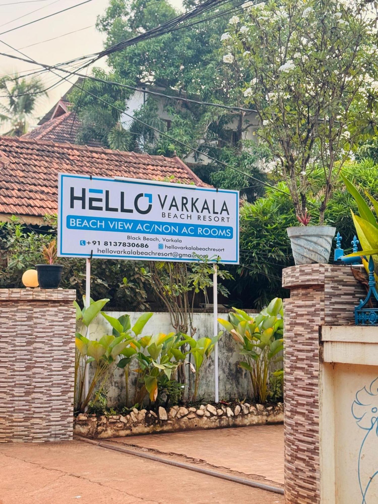 Beach View Balcony Resort By Hello Varkala Bagian luar foto