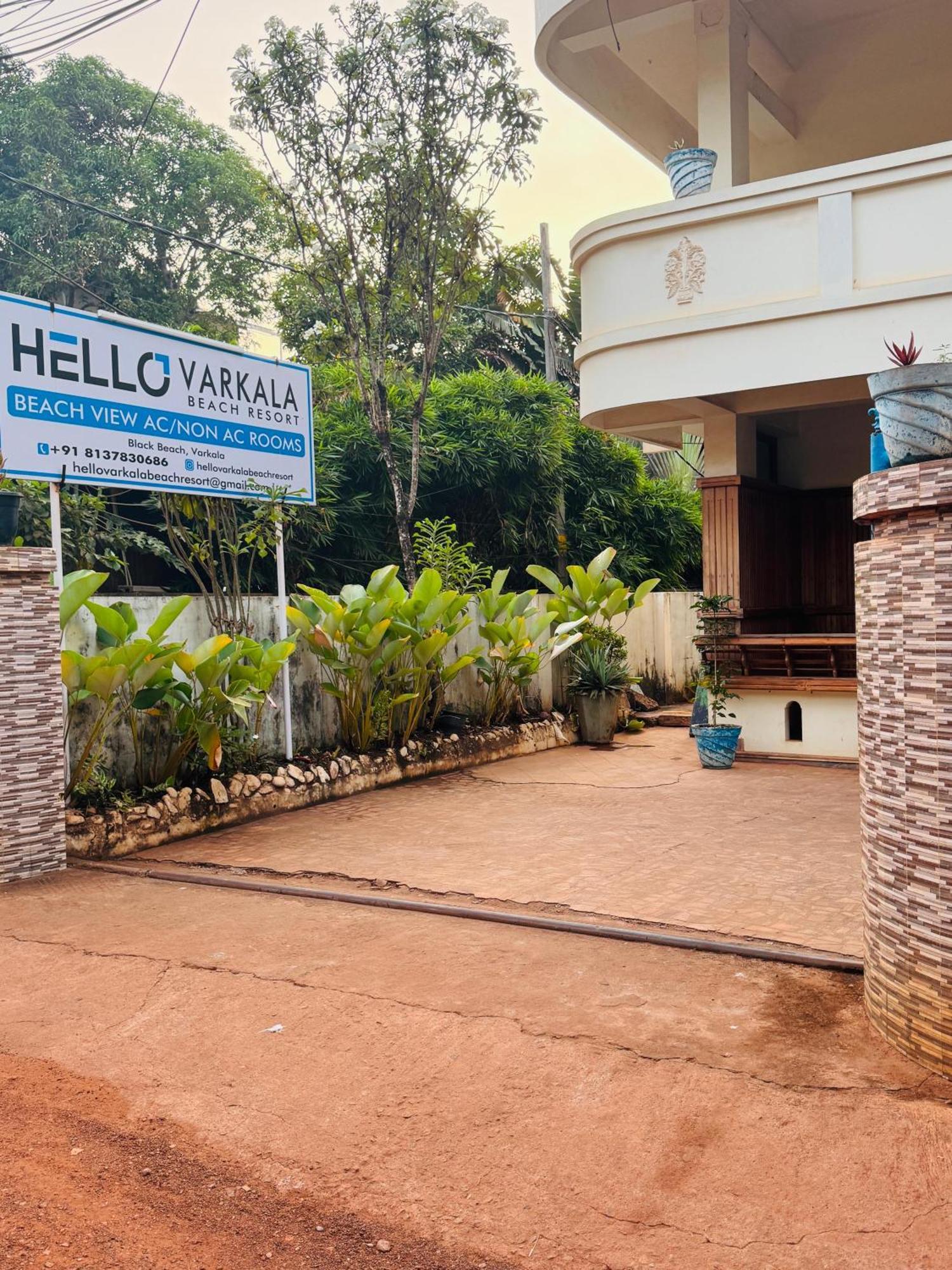 Beach View Balcony Resort By Hello Varkala Bagian luar foto