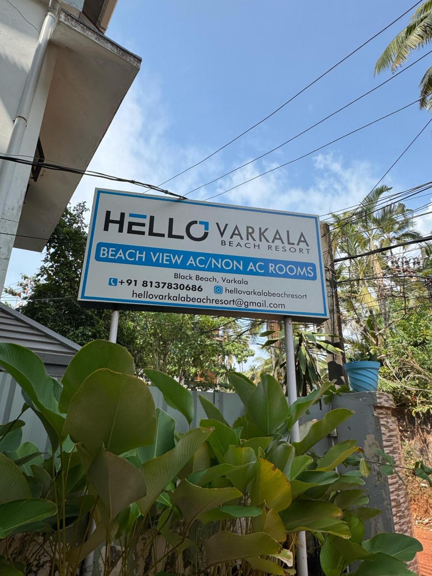 Beach View Balcony Resort By Hello Varkala Bagian luar foto